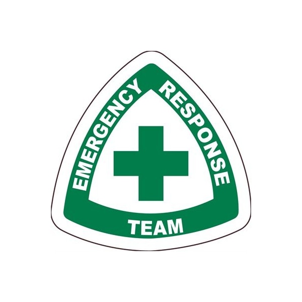 Nmc Emergency Response Team Hard Hat Label, Pk25, Subject Matter: Medical/Hospital HH133R - main